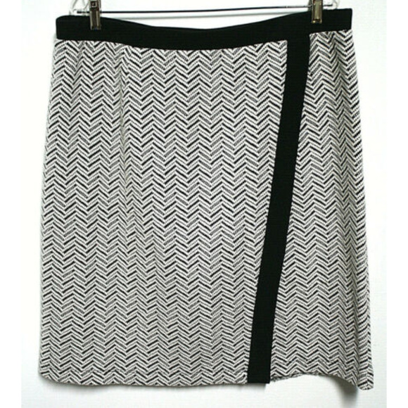 Zac & Rachel Dresses & Skirts - Zac & Rachel Womens 2X Wrap Skirt Chevron Textured